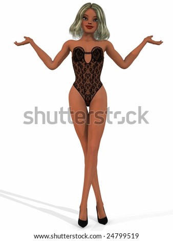 stock photo Sexy Toon Girl