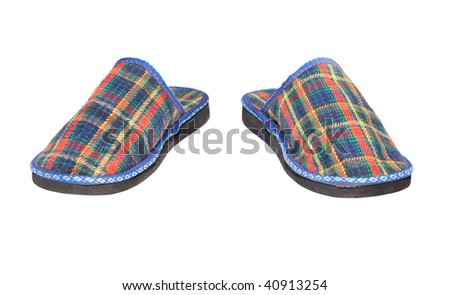 Checked Slippers