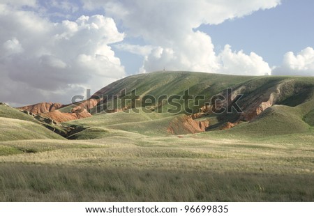 Big Bogdo mountain, border of Russia and Kazakhstan
