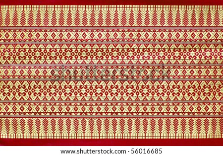 Pattern of Thai native cloths