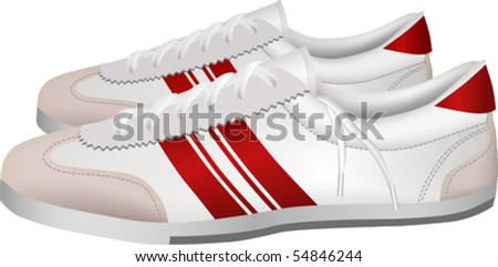 White Athletic Shoes