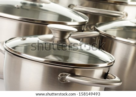 Composition With Stainless Pots