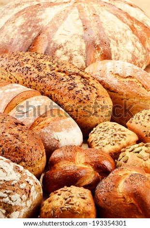 Composition with variety of baking products