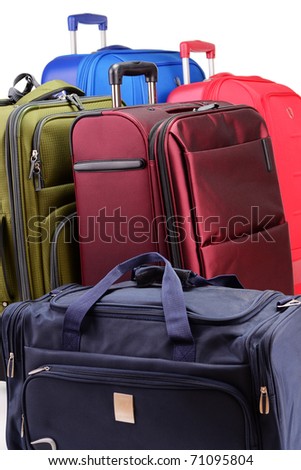 Luggage consisting of large suitcases and travel bag