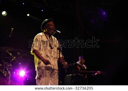 LOULE, PORTUGAL - JUNE 25: Justin Adams performs onstage at Festival Med June 25, 2009 in Loule, Portugal.