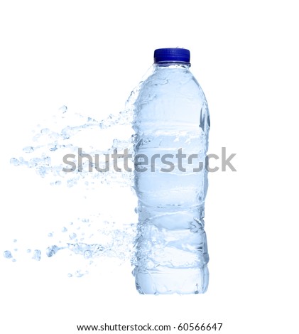 water bottle clip art. plastic water bottle with