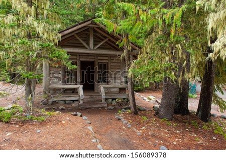 An old Park Ranger cabin in Mt. Rainier National Park, Washington, USA