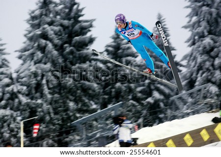 LIBEREC-FEBRUARY 21:Schmitt Martin of Germany  in the FIS Nordic World SKI Championships February 21, 2009 in Liberec, Czech Republic.