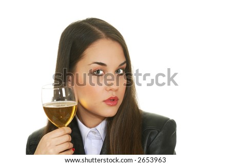 tasteful. white. wine. woman