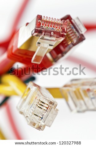 group of computer network cables