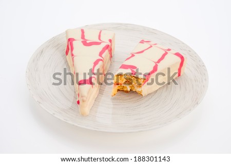 cakes frosting triangular matches