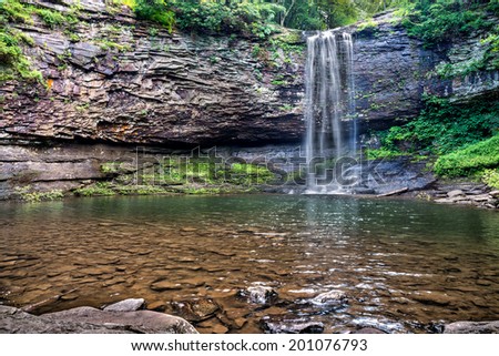 Waterfall at Cloudland Canyon State Park in north Georgia