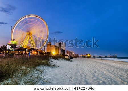 Myrtle Beach, South Carolina, USA city skyline