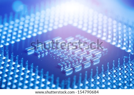 circuit board of laptop CPU