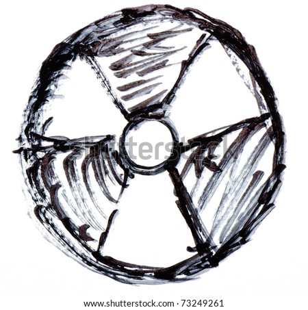 Nuclear Energy Hand Draw Symbol Stock Photo 73249261 : Shutterstock