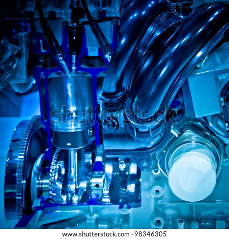 modern industry auto car engine