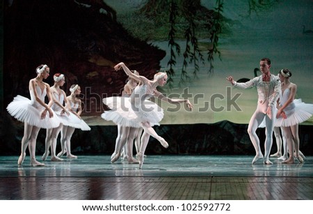 CHENGDU, CHINA - DECEMBER 25: Russian royal ballet's performance 
