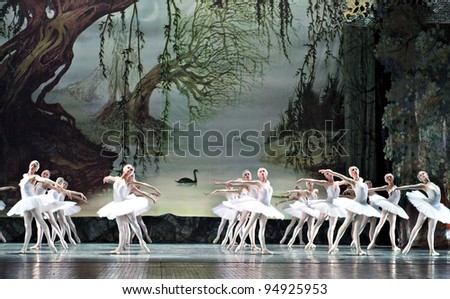 CHENGDU, CHINA - DECEMBER 25: Russian royal ballet\'s performance \