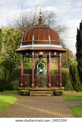 Historic Indian styled Well in an English Village