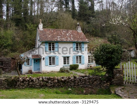 English Cottage in a Rural wooded Valley