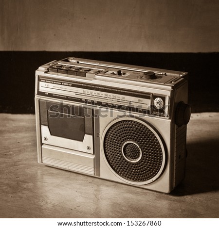 Old vintage Radio, classic style