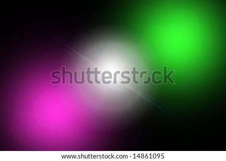 abstract background three color lights