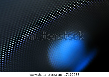 High tech background blue color and grille