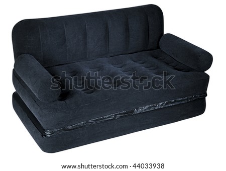Sofa, air mattress isolated on white background