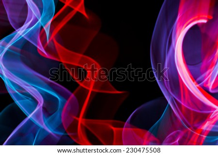 beautfiul glow and abstract electric neon lights