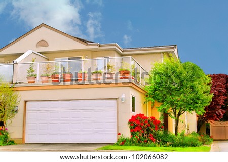 real estate retirement investment rental income property town house for sale .  suburban condo architecture.