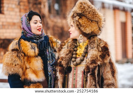traditional russian winter clothes