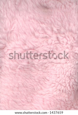 Scanned pink fun fur