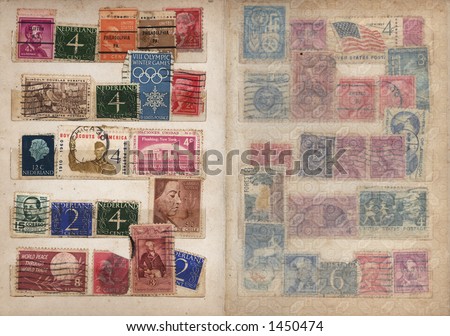 Scans of an old stamp Album, scanned at 1200 dpi (optical resolution) re-sampled bicubic sharper in photoshop.
