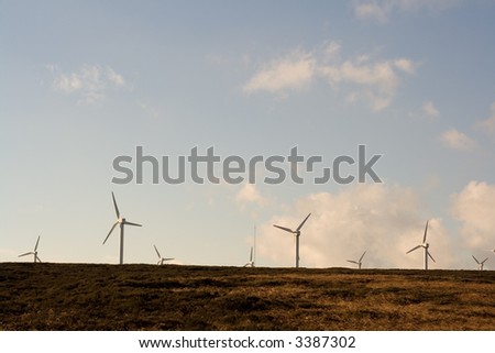 Wind farm on the Yorkshire Moors