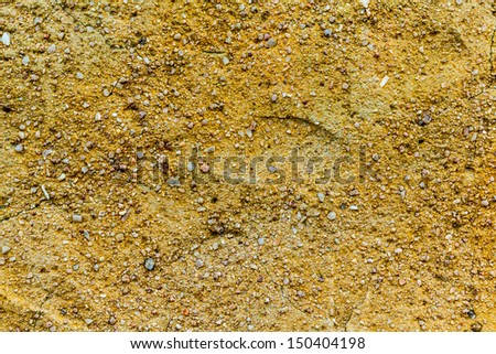 Seamless sand and gravel wall surface texture