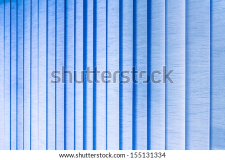 Closed blue fabric blinds curtains seamless surface background