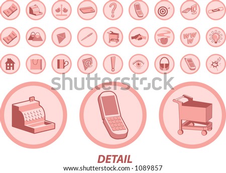 credit card icons vector. stock vector : Lots of useful