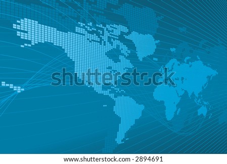 free world map in 3d