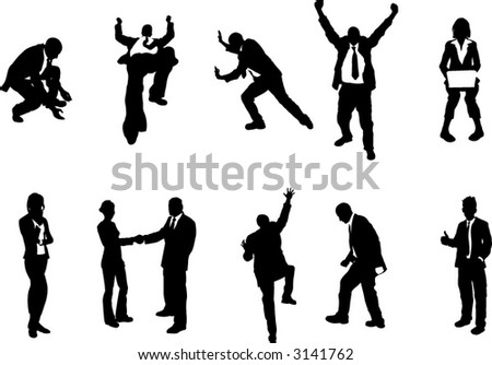 business people. stock vector : usiness people