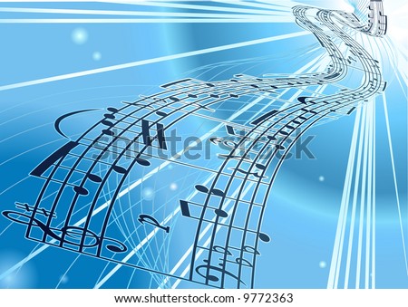 musical notes background. music notes background