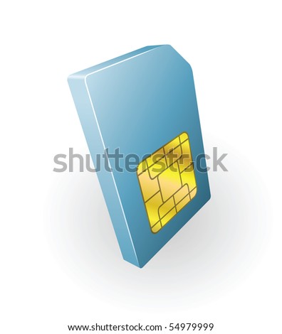 mobile phone clipart. of mobile phone sim card