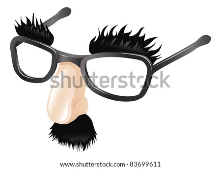 Fake Moustache Glasses