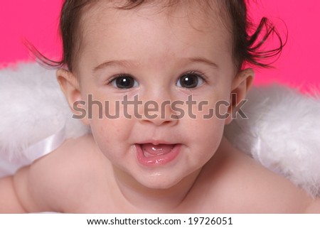 pics of cute babies. stock photo : cute baby girl