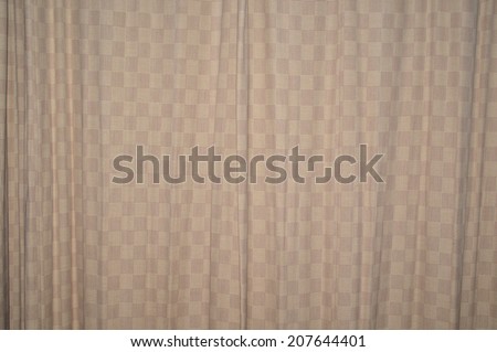 curtain cloth in bedroom