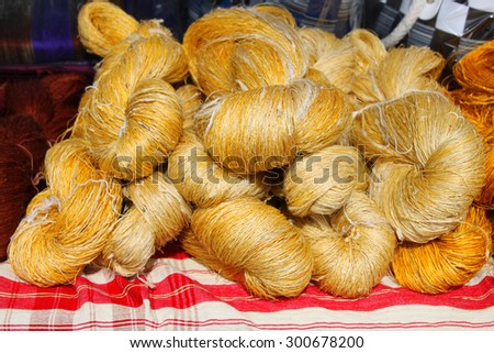 raw silk thread for making clothes
