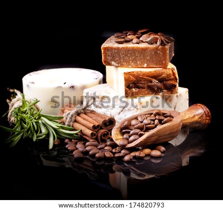 Coffee and Chocolate handmade soap.Organic spa.Anti-cellulite treatments.