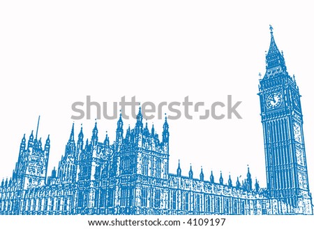 Big Ben Stencil