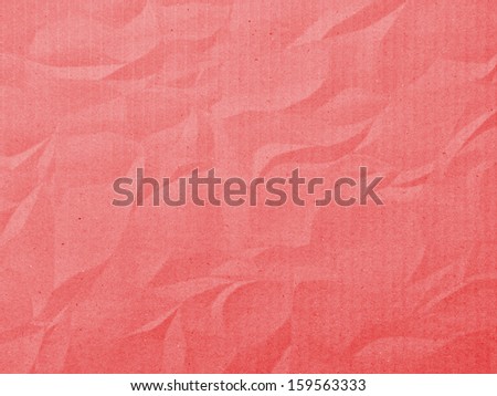 Red crinkle paper