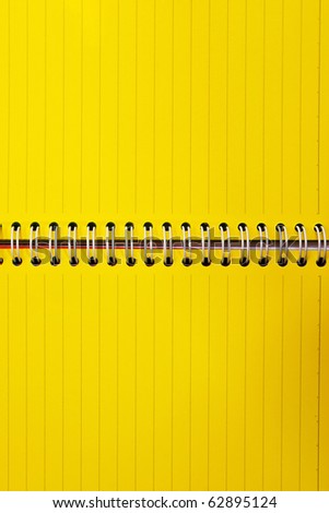 yellow notebook background