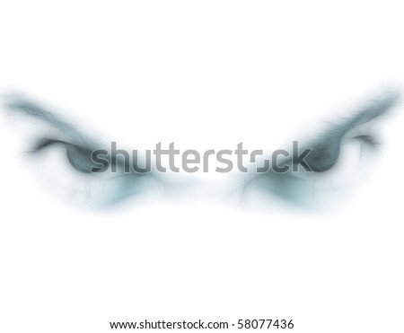 stock photo Abstract eye drawing